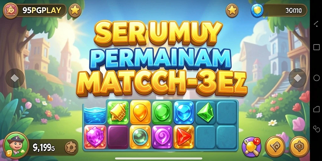 Gameplay seru dan menantang dari 95PGPLAY saat mencocokkan warna.