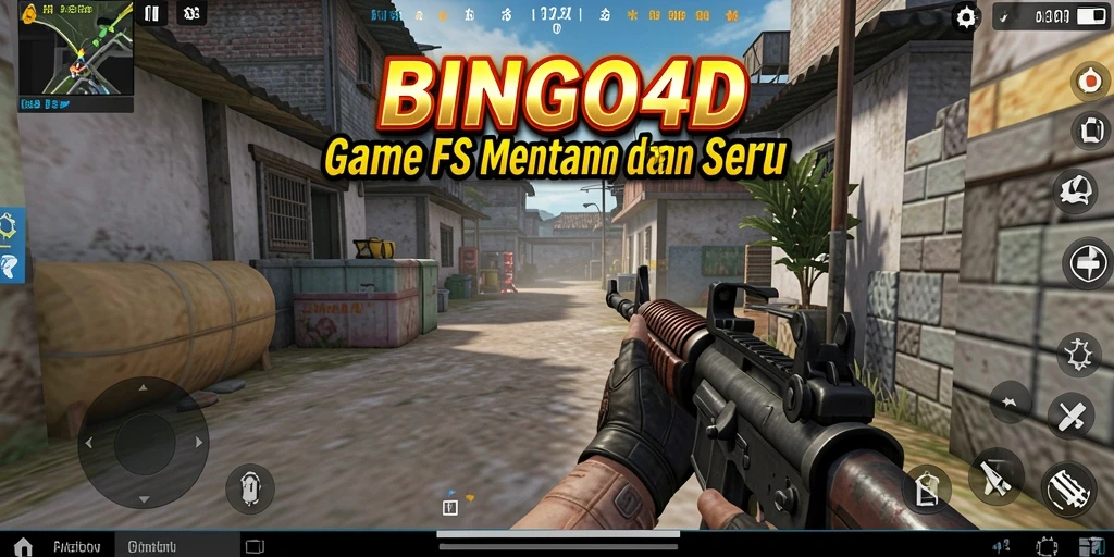 Tampilan gameplay BINGO4D yang menegangkan dalam suasana perang.
