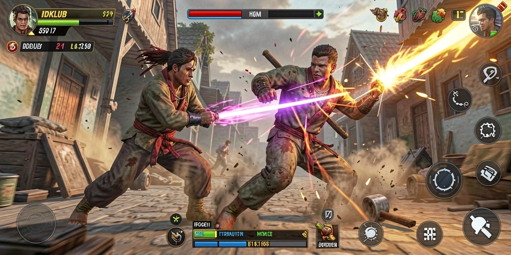 Tampilan seru dari gameplay IDKLUB yang menegangkan.