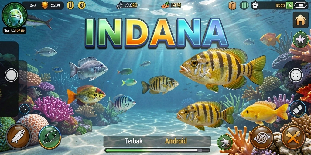 Screenshot gameplay Tembak Ikan INDAAA yang seru dan penuh aksi.