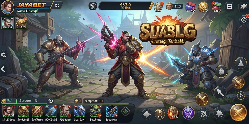 Tampilan mengesankan dari gameplay strategi JAYABET.