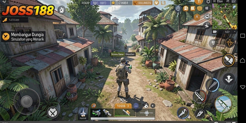 Screenshot JOSS188 menunjukkan gameplay menakjubkan dengan grafis yang memukau.