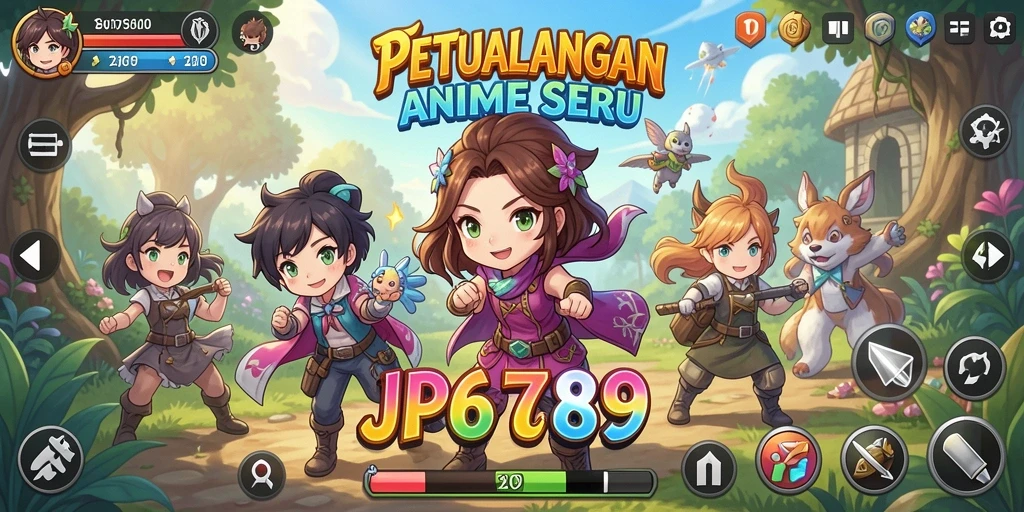 Gameplay seru dari JP6789 dengan karakter anime yang menarik.