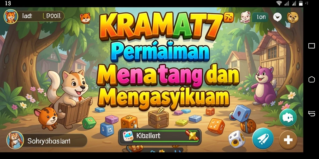 Tampilan gameplay KRAMAT77 yang seru dan menantang.