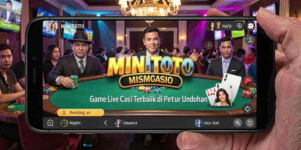 Tampilan gameplay Live Casino yang mengasyikkan di MINITOTO.