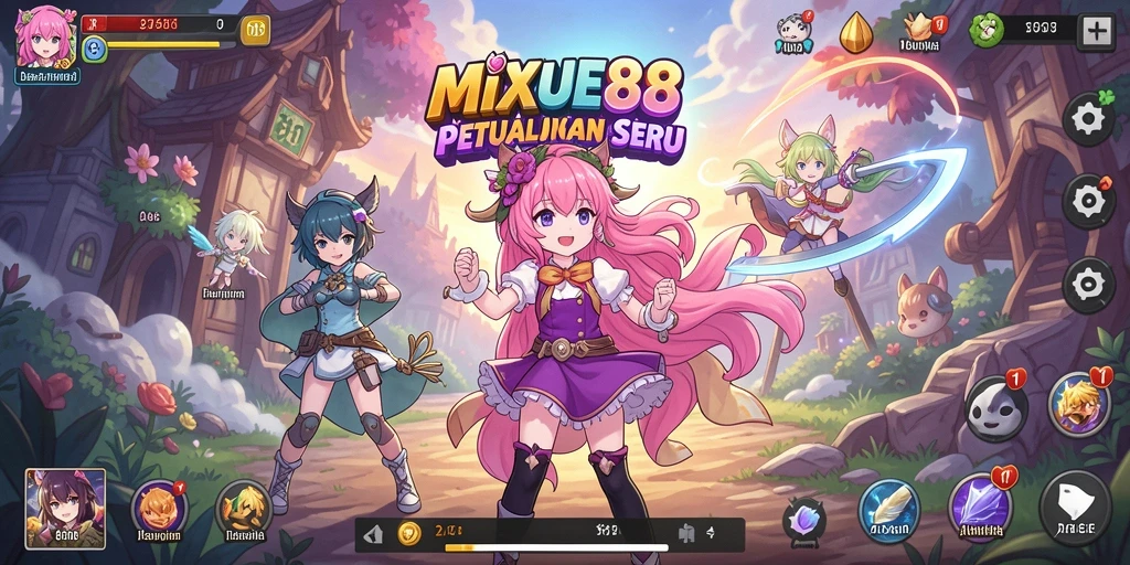 Gameplay MIXUE88 yang memukau dan penuh warna.