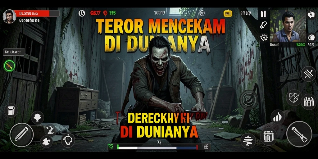 Gameplay OLX17 yang penuh ketegangan dan teror.