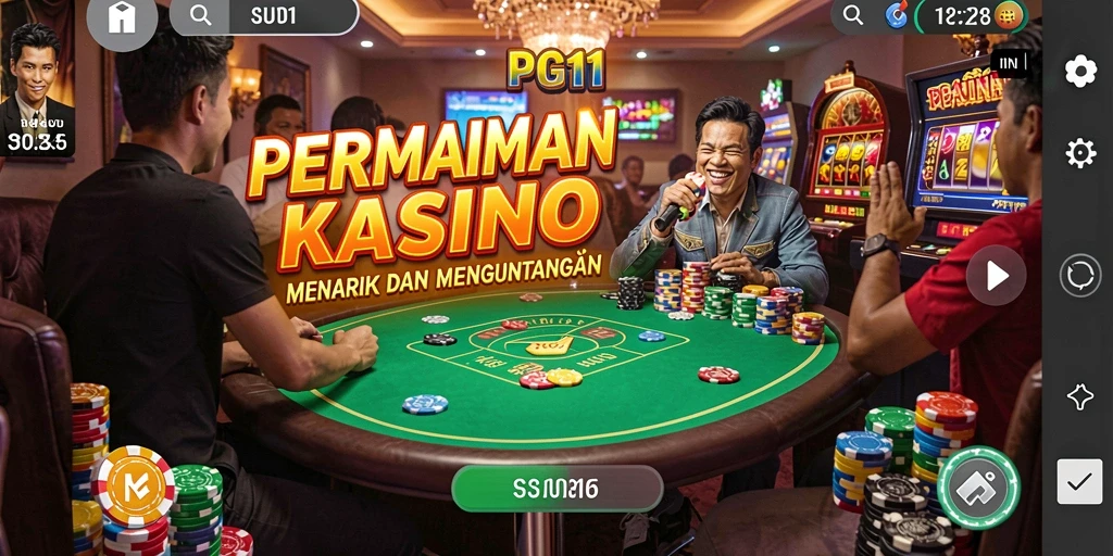 Tampilan gameplay kasino yang menarik di PG11.