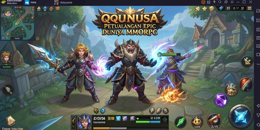 Tangkapan layar gameplay seru dari QQNUSA dengan petualangan epik.