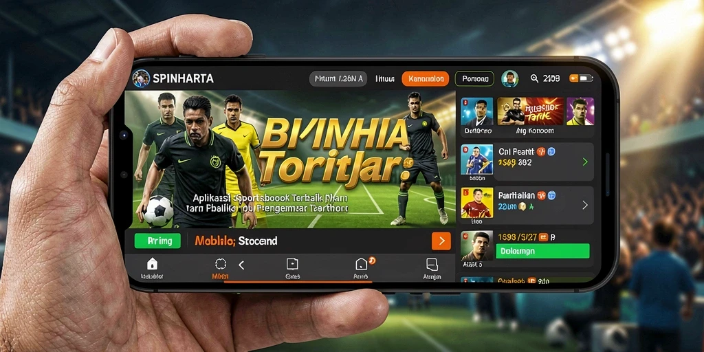 Screenshot utama SPINHARTA menampilkan antarmuka taruhan yang menarik.