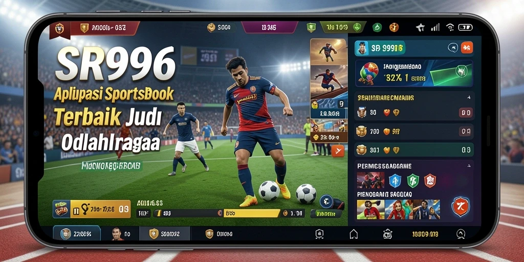 Tampilan screenshot SR996 menunjukkan pengguna yang sibuk menikmati taruhan olahraga.