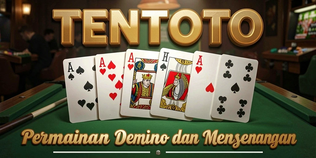Gameplay seru dan menarik dari TENTOTO dalam permainan Domino.