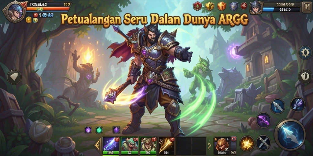 Tampilan gameplay menegangkan dalam dunia ARPG yang luas.