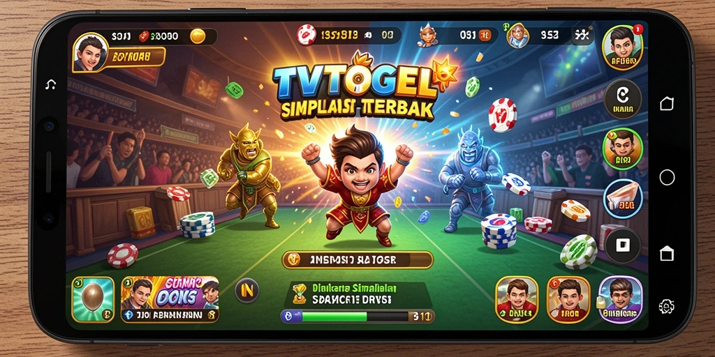 Tampilan gameplay menarik di dalam aplikasi TVTOGEL.