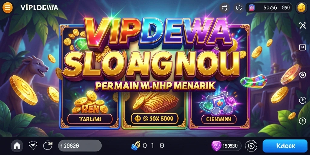 Screenshot gameplay VIPDEWA yang penuh warna dan menarik.