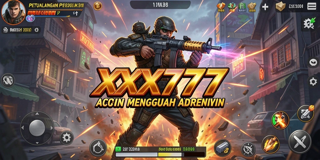 Menampilkan gameplay seru dan aksi mendebarkan dari XXX777.